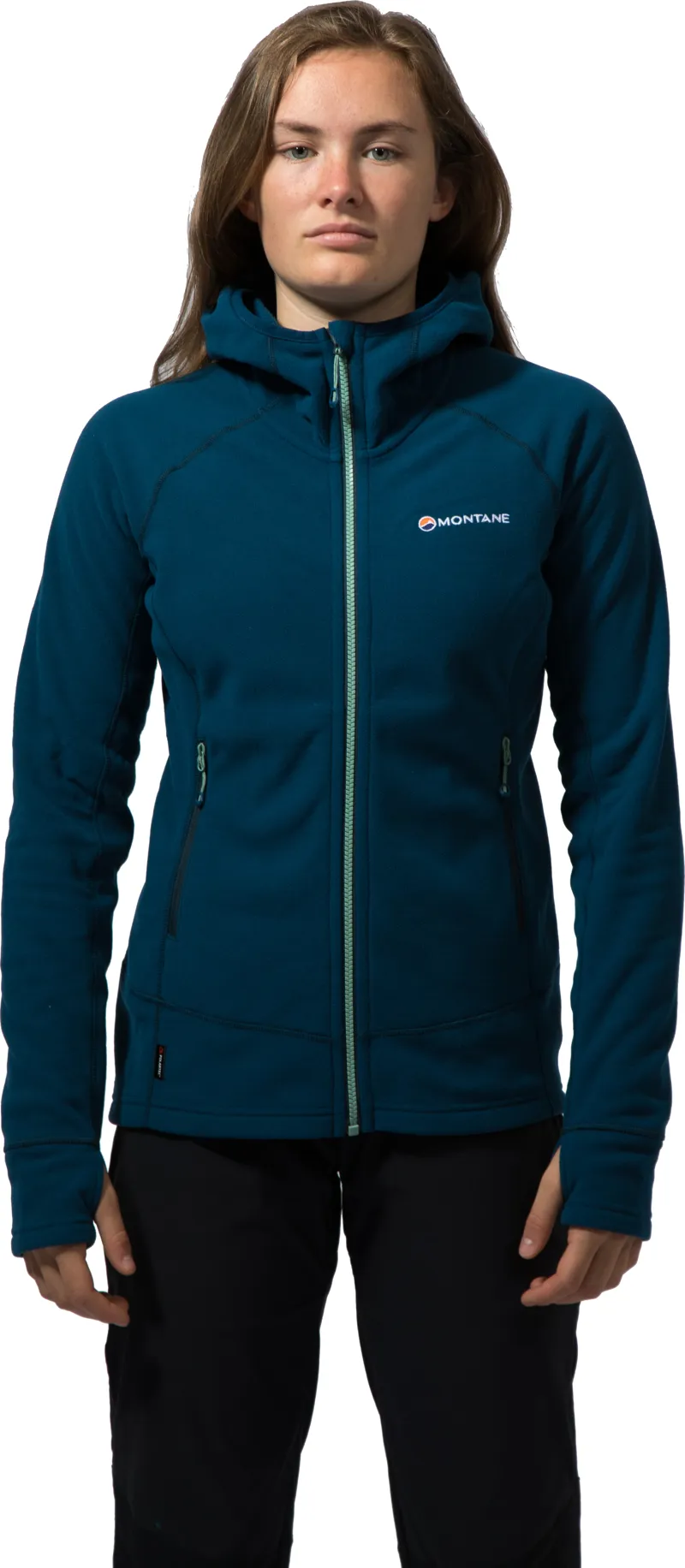 Montane Womens Lyra Fleece Hoodie - Narwhal Blue-5